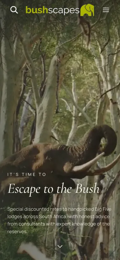 Bushscapes on a phone