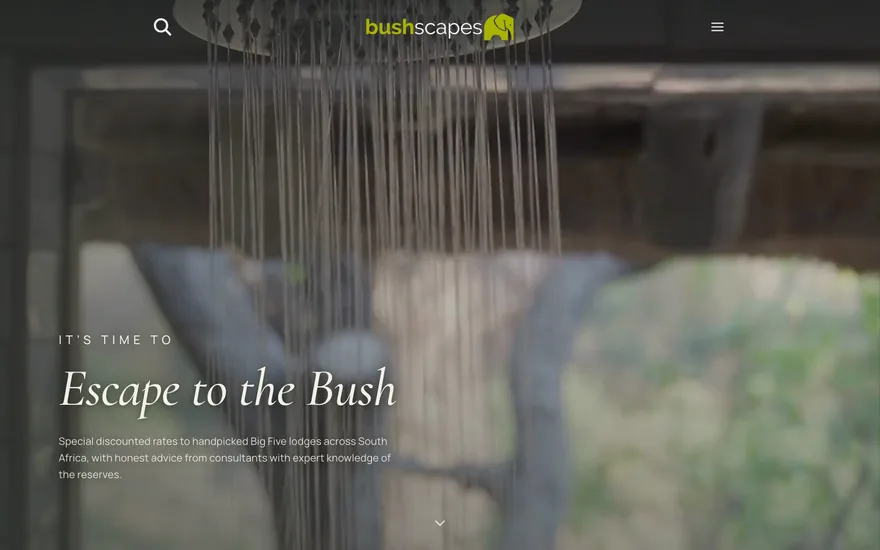 Bushscapes on a computer screen