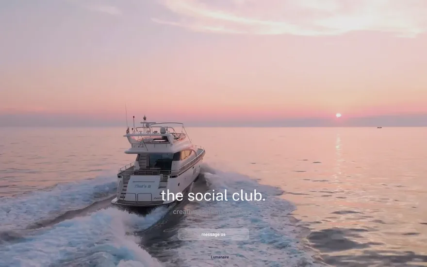 The Social Club on a computer screen